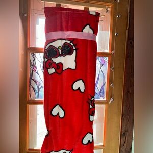 Heart Hello Kitty, blanket/throw.